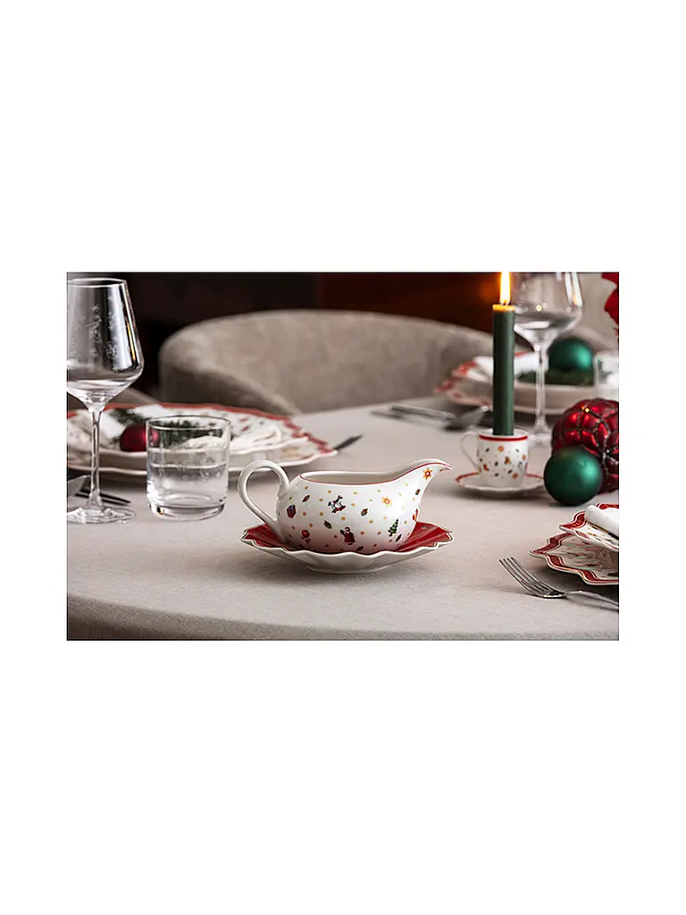 VILLEROY & BOCH | Salsiera con sottopiatto 20x18x10cm Toy's Delight | Multicolore