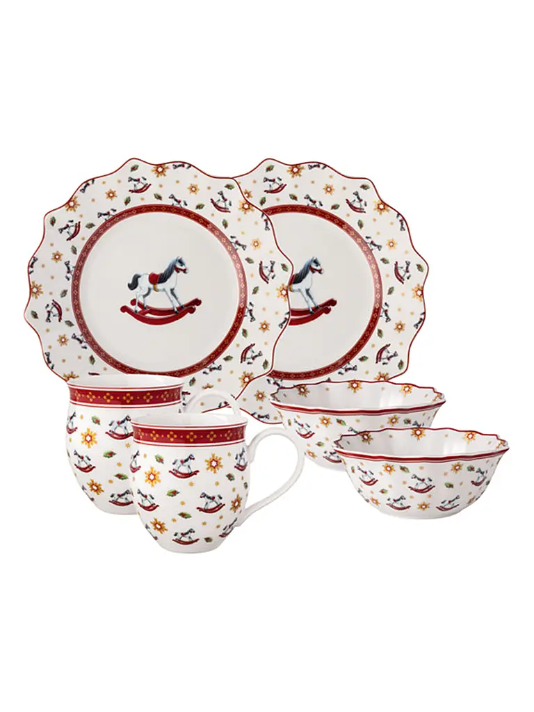 VILLEROY & BOCH | Set colazione cavallo a dondolo 6 pz. Toy's Delight | Multicolore