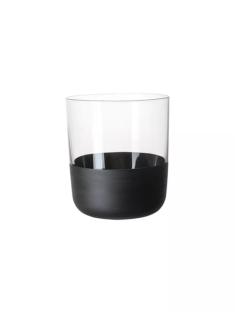 VILLEROY & BOCH | Set di 4 bicchieri da whisky MANUFACTURE ROCK 250ml | Nero