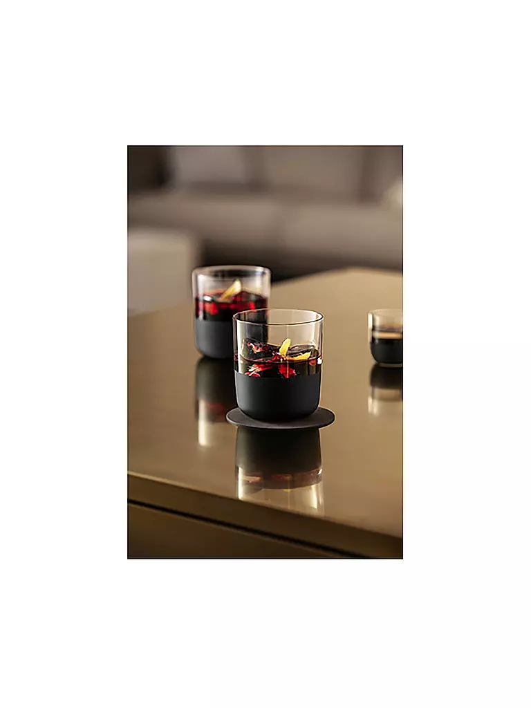 VILLEROY & BOCH | Set di 4 bicchieri da whisky MANUFACTURE ROCK 250ml | Nero
