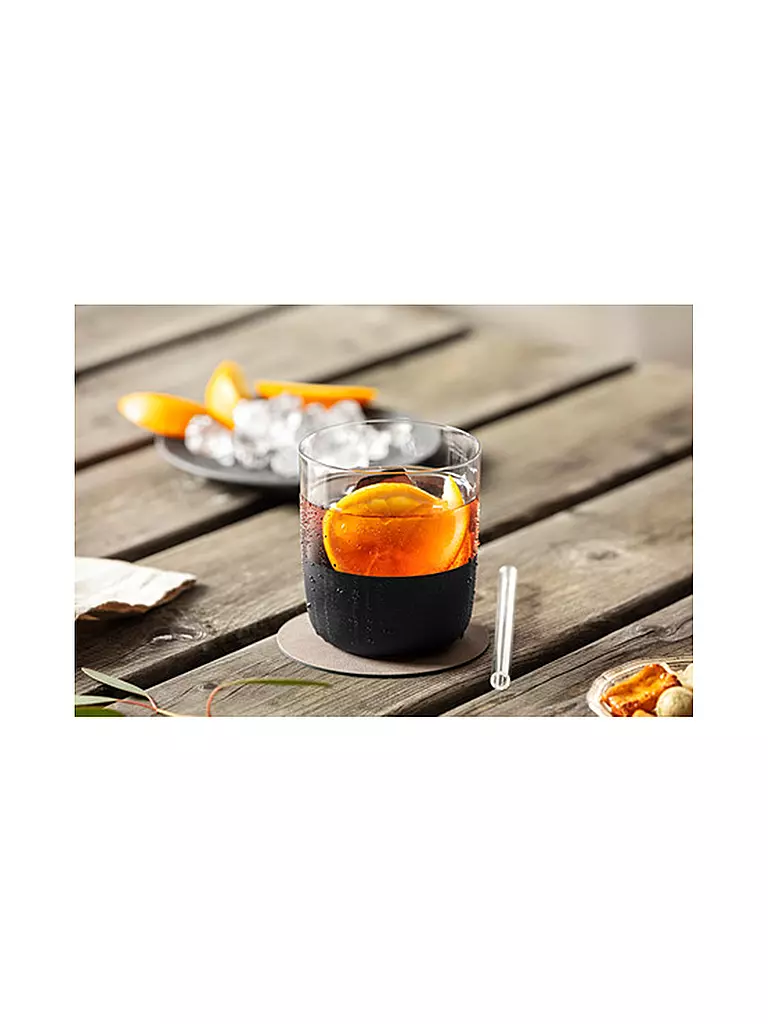 VILLEROY & BOCH | Set di 4 bicchieri da whisky MANUFACTURE ROCK 250ml | Nero