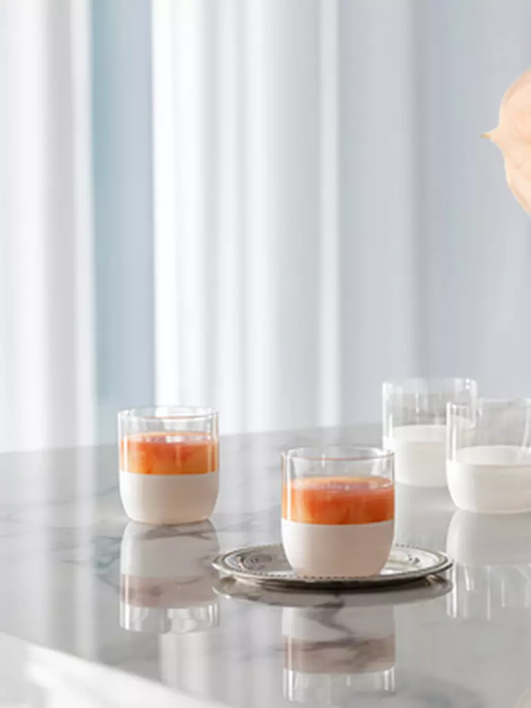 VILLEROY & BOCH | Set di 4 bicchieri da whisky MANUFACTURE ROCK BLANC GLAS | Bianco