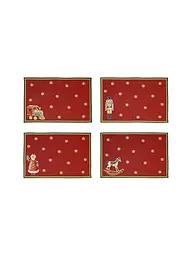 VILLEROY & BOCH | Set di 4 sottopiatti 32x48 cm Toy's Delight | Rosso scuro