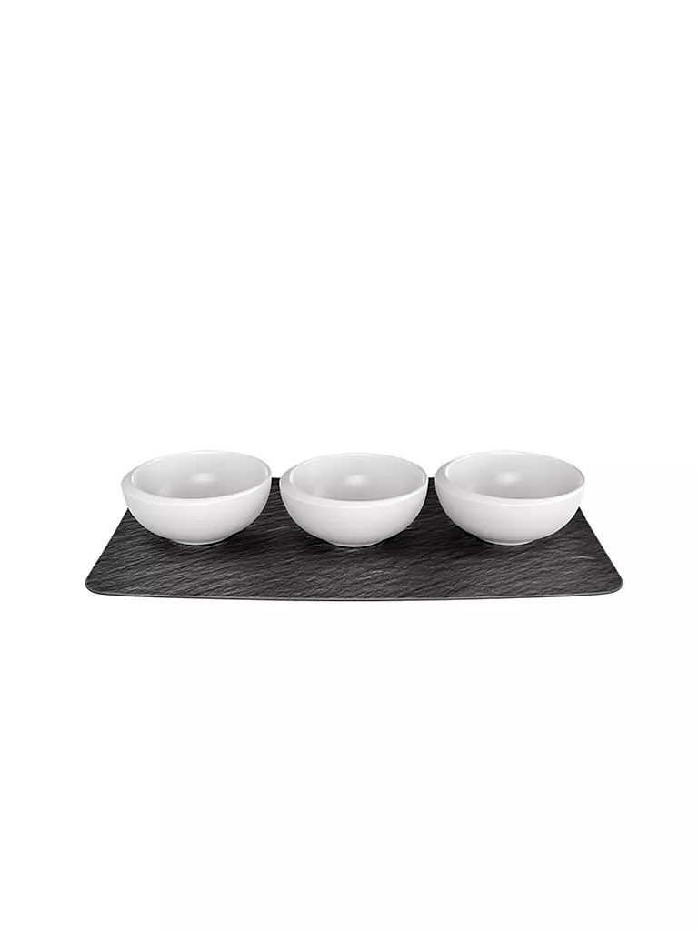 VILLEROY & BOCH | Set di ciotole per salse 4 pezzi Newmoon | Bianco