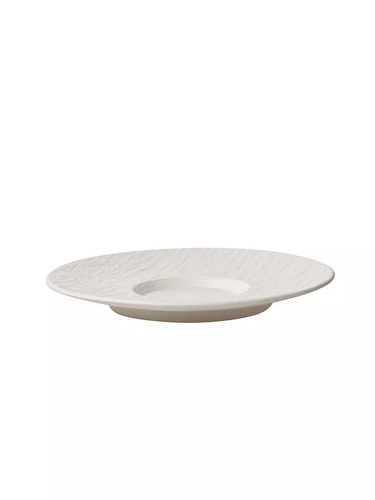 VILLEROY & BOCH | Sottopiatto per caffè latte "Manufacture Rock" 17 cm (Blanc) | Bianco