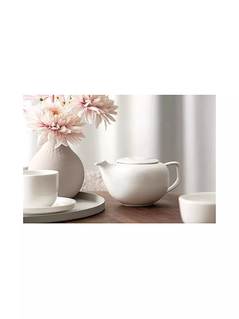 VILLEROY & BOCH | Teiera con coperchio e filtro AFINA 0,44l | Bianco
