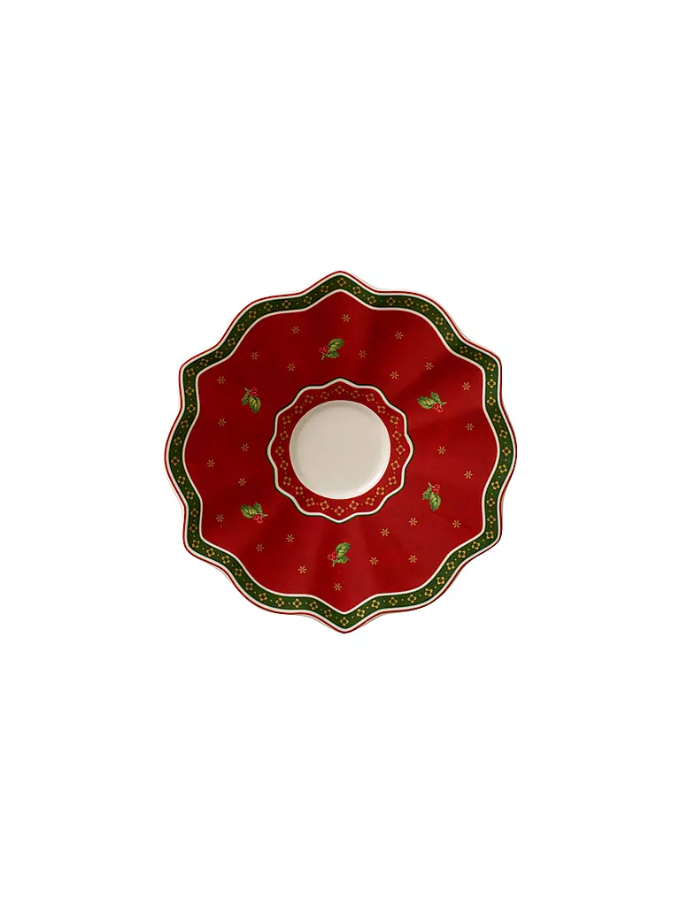 VILLEROY & BOCH | Toy's Delight Sottotazza per Caffè Latte | Rosso scuro