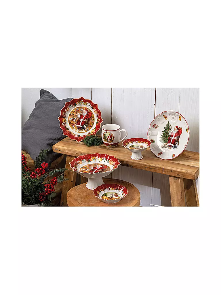 VILLEROY & BOCH | Toy's Fantasy Ciotola con rilievo di Babbo Natale, 24x25x4,6 cm | 