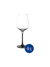 VILLEROY & BOCH | Set da 4 bicchieri da vino bianco MANUFACTURE ROCK BLANC GLAS | Nero
