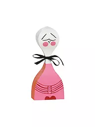 VITRA | Bambola decorativa in legno 18,5 cm n. 2 | Multicolore