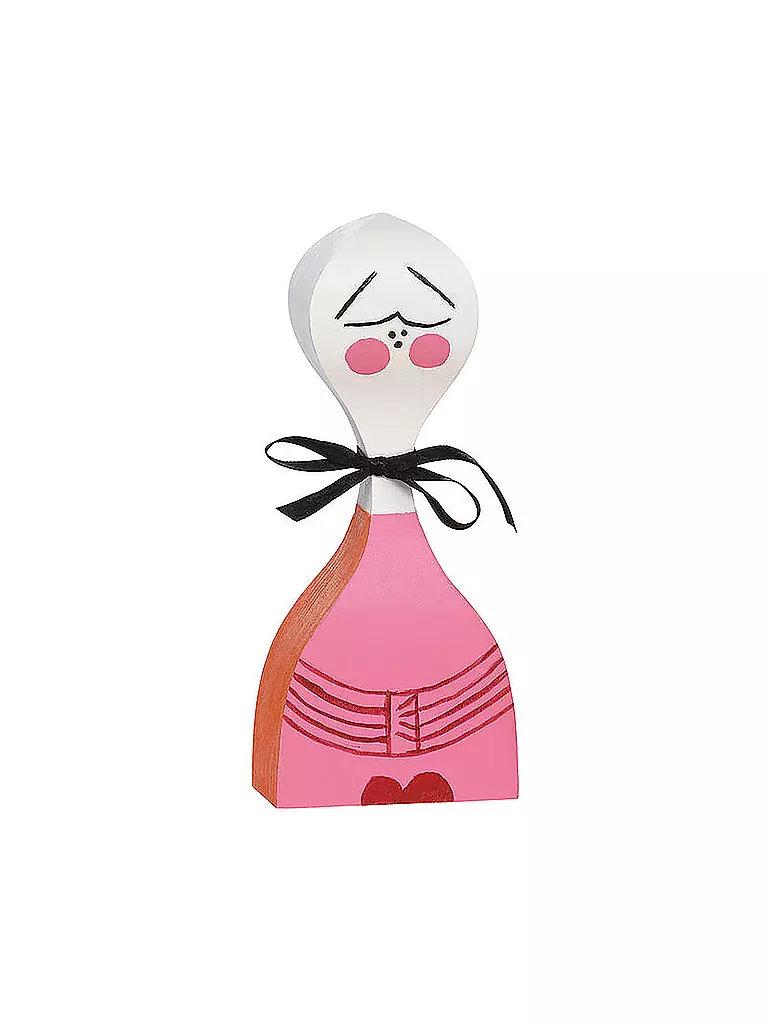 VITRA | Bambola decorativa in legno 18,5 cm n. 2 | Multicolore