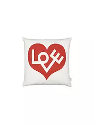 VITRA | Cuscino "Graphic Print Love" 40x40cm | Bianco