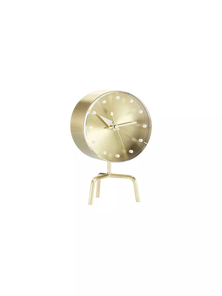 VITRA | Orologio "Tripod Clock" (Ottone) | Oro