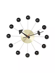 VITRA | Orologio da parete "Ball Clock" 33cm (Ottone/Nero) | Nero