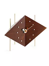 VITRA | Orologio da tavolo - Diamond Clock Noce Massiccio | Marrone