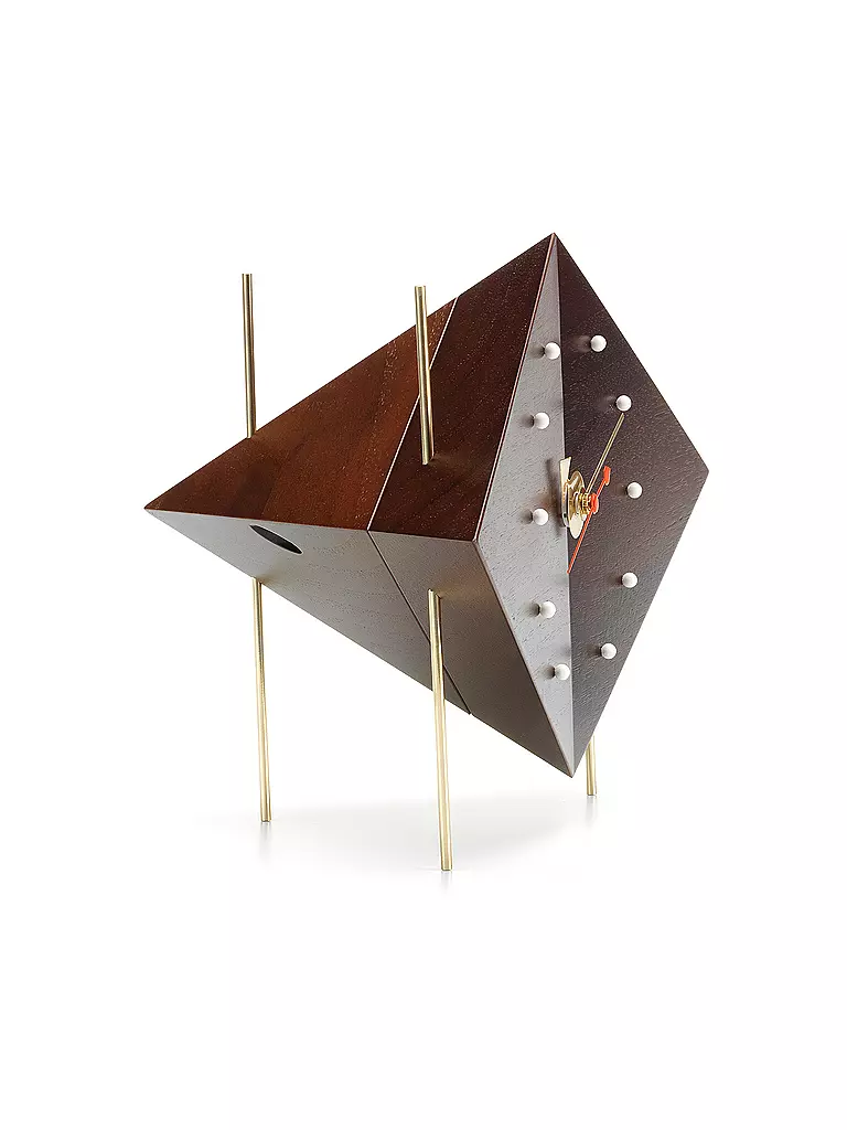 VITRA | Orologio da tavolo - Diamond Clock Noce Massiccio |