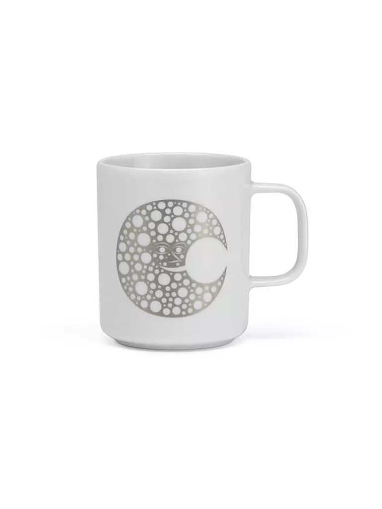 VITRA | Tazza con manico - Tazza da caffè Luna Argento | Argento