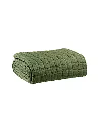 VIVARAISE | Coperta - Plaid 130x200cm Argile | Verde scuro