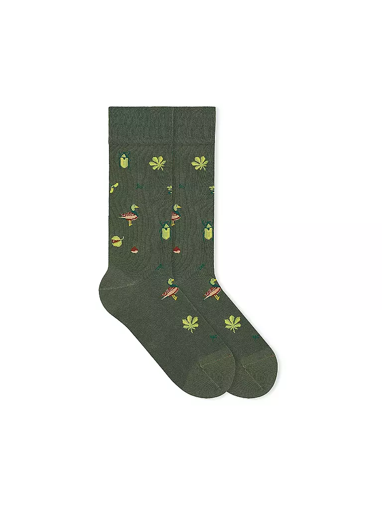 VON JUNGFELD | Socken Pond | Verde scuro