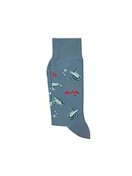 VON JUNGFELD | Socken WILDSCHWEIN orange | Blu