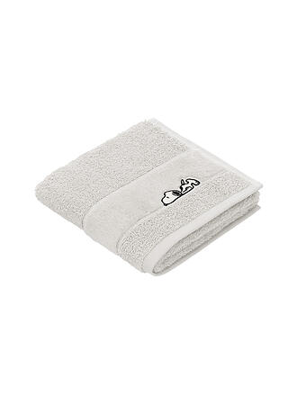 VOSSEN | Asciugamano per ospiti set da 2 30x50cm SLEEPY SNOOPY Grigio perla