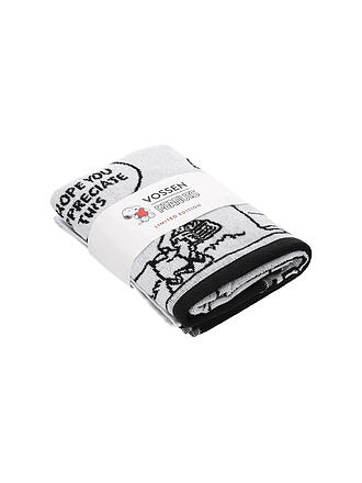 VOSSEN | Asciugamano 50x100cm PEANUTS MOMENTS Nero / Bianco
