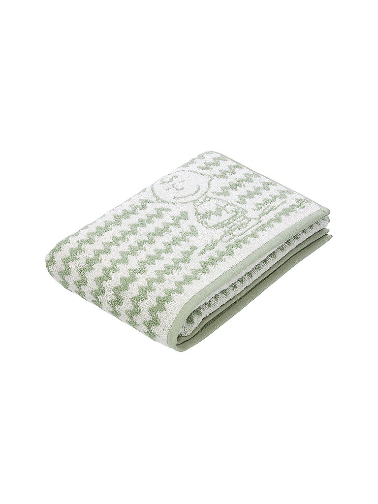 Telo doccia 67x140cm CHARLIE BROWN Eucalyptus verde chiaro