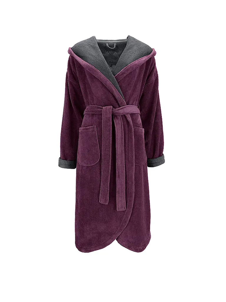 VOSSEN | Accappatoio da donna CARMEN Elderberry/Graphit | Bacca