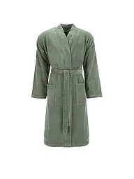 VOSSEN | Accappatoio da uomo COSMO Detox Green | Verde scuro