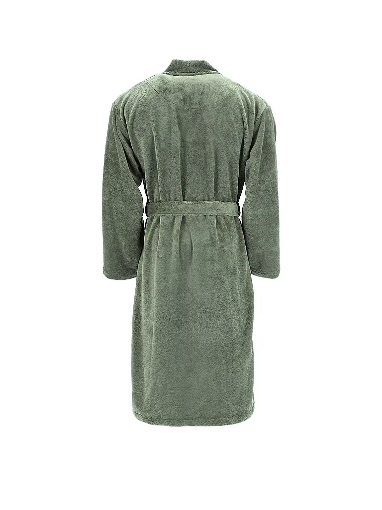 VOSSEN | Accappatoio da uomo COSMO Detox Green | Verde scuro