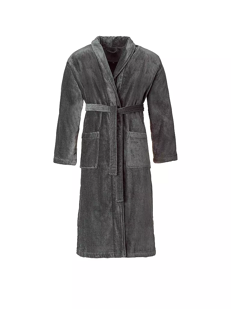 VOSSEN | Accappatoio unisex FEELING-L Flanell | Grigio