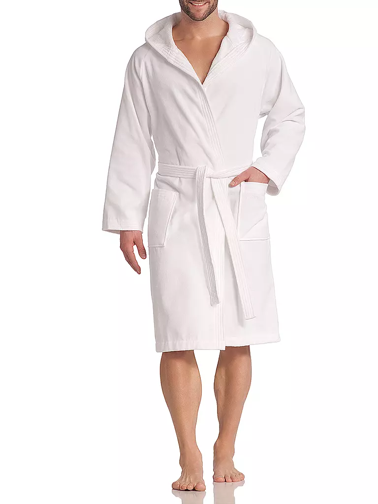 VOSSEN | Accappatoio unisex TEXAS bianco | Bianco