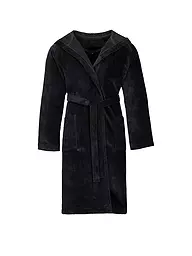 VOSSEN | Accappatoio unisex TEXAS in flanella | Nero