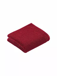 VOSSEN | Asciugamano CALYPSO FEELING 50x100cm Rubino | Rosso scuro