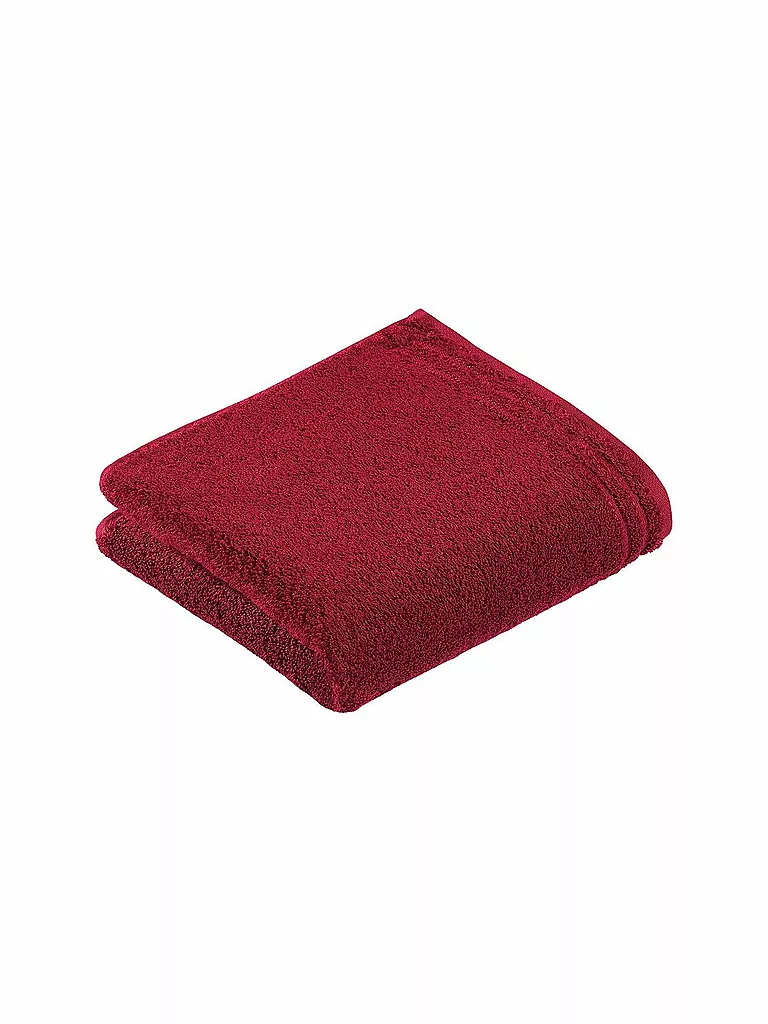 VOSSEN | Asciugamano CALYPSO FEELING 50x100cm Rubino | Rosso scuro