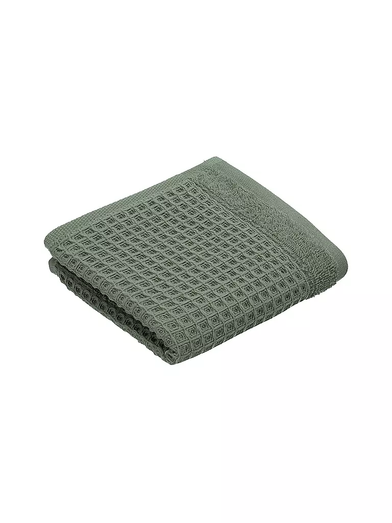 VOSSEN | Asciugamano per ospiti 30x50cm SENSES Detox Green | Verde scuro