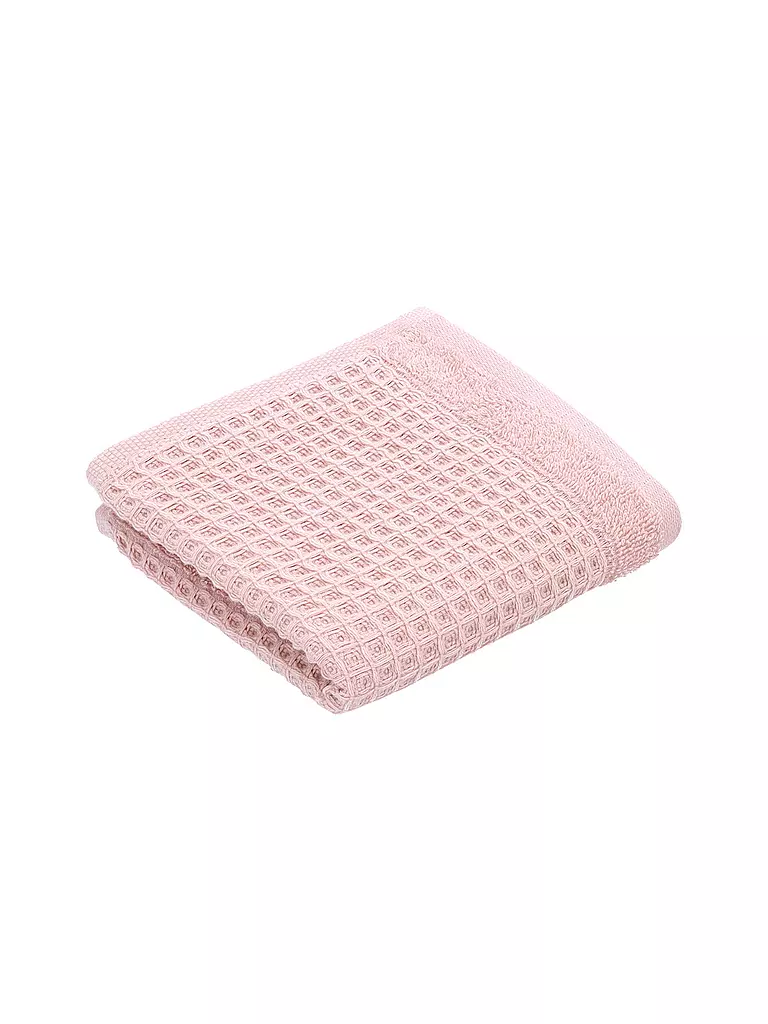 VOSSEN | Asciugamano per ospiti 30x50cm SENSES Pearl Skin | Rosa