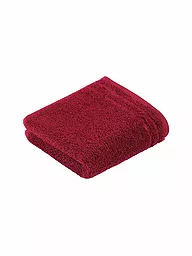 VOSSEN | Asciugamano per ospiti CALYPSO FEELING 30x50cm Avorio | Rosso scuro