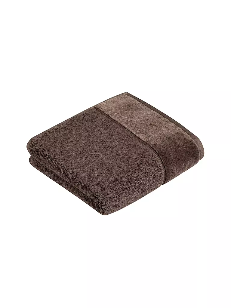 VOSSEN | Asciugamano per ospiti PURE 40x60cm Toffee | Marrone