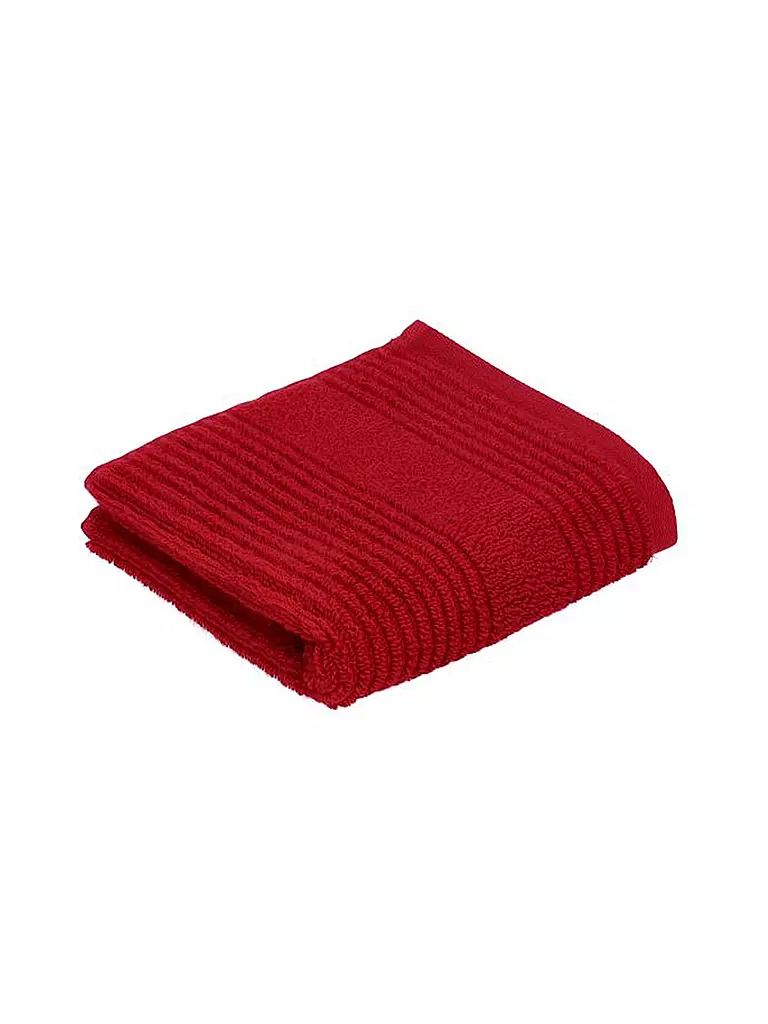 VOSSEN | Asciugamano per ospiti TOMORROW 30x50cm Purpur | Rosso