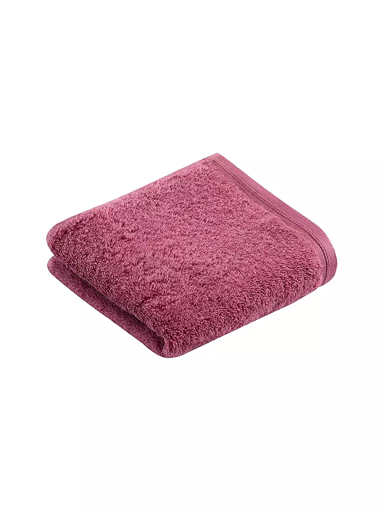 VOSSEN | Asciugamano per ospiti VEGAN LIFE 40x60cm Blackberry | Bacca