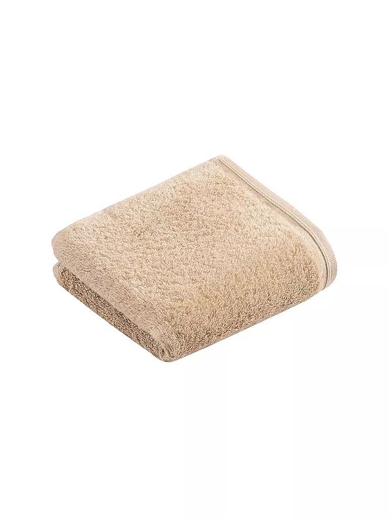 VOSSEN | Asciugamano per ospiti VEGAN LIFE 40x60cm Tibet | Beige