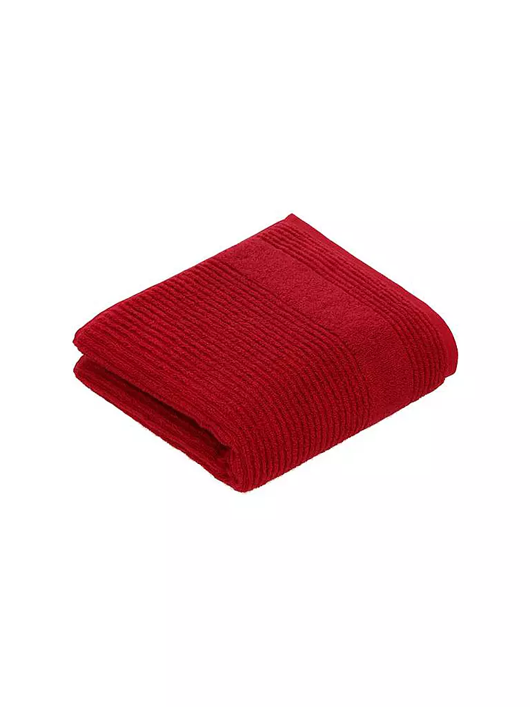 VOSSEN | Asciugamano TOMORROW 50x100cm Purpur | Rosso