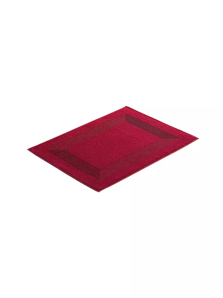 VOSSEN | Badevorleger NEW GENERATION 50x70cm Rubin | Rosso scuro