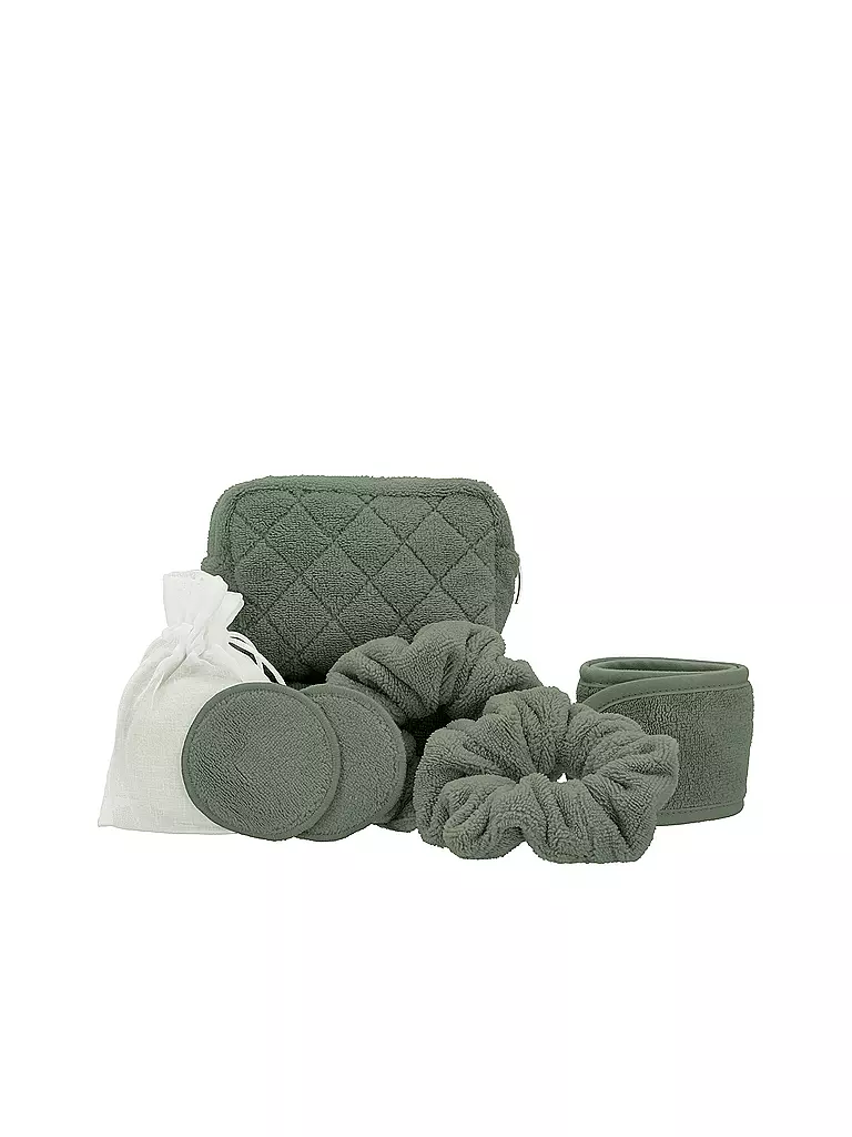 VOSSEN | Beauty Bag Detox Green, set da 11 pezzi | Verde scuro