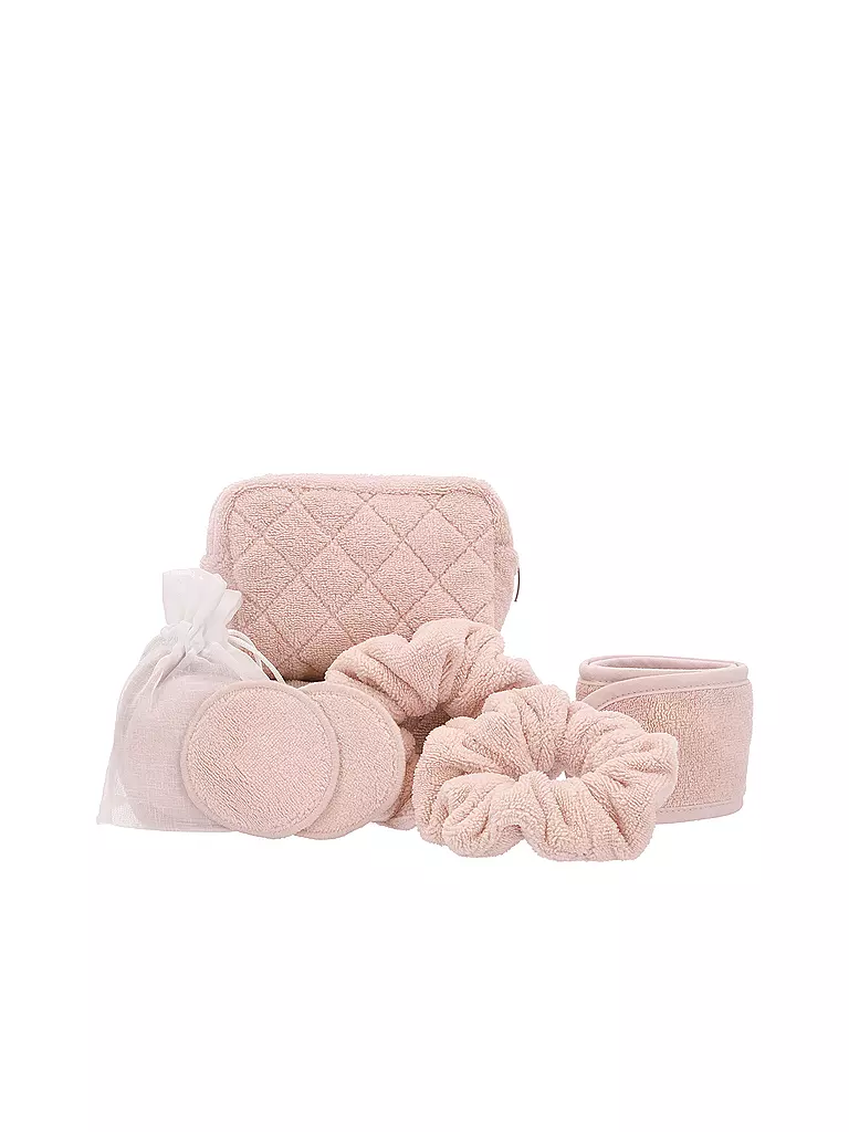 VOSSEN | Beauty Bag Pearl Skin, set di 11 pezzi | Rosa