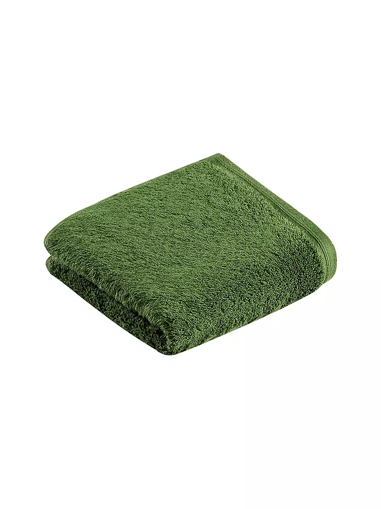 VOSSEN | Gästetuch VEGAN LIFE 40x60cm Clover | Verde scuro