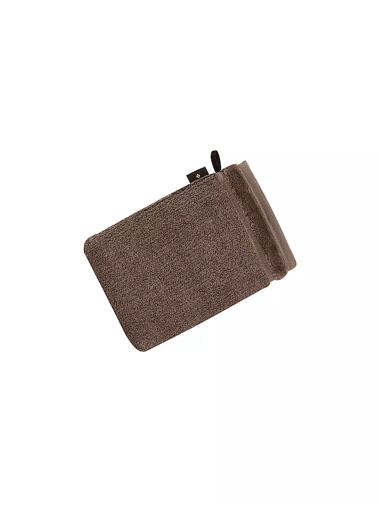 VOSSEN | Guanto da bagno PURE 16x22 cm Toffee | Verde