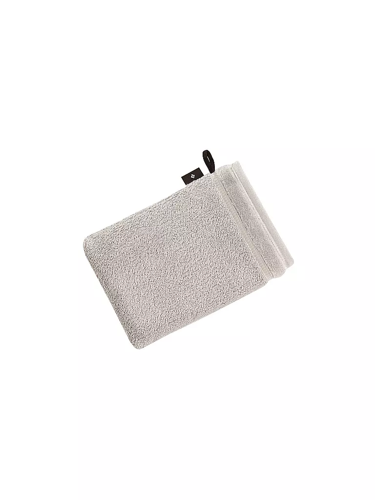 VOSSEN | Guanto da bagno PURE 16x22cm Stone | Argento