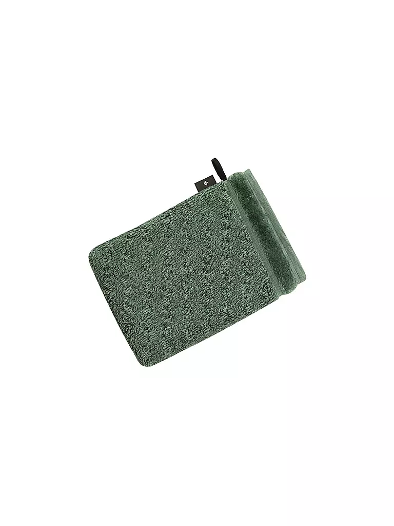 VOSSEN | Guanto da bagno PURE 16x22cm Tè Verde | Petrolio